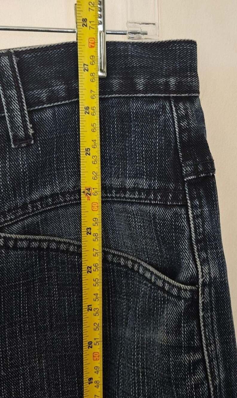 Marithe Francois Girbaud Vintage Y2K Dark Wash Denim Jorts Carpenter Shorts - Picture 6 of 9